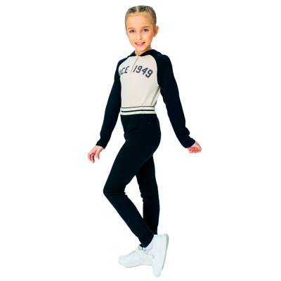 Брюки леггинсы для девочки Colabear 687462 черные 1